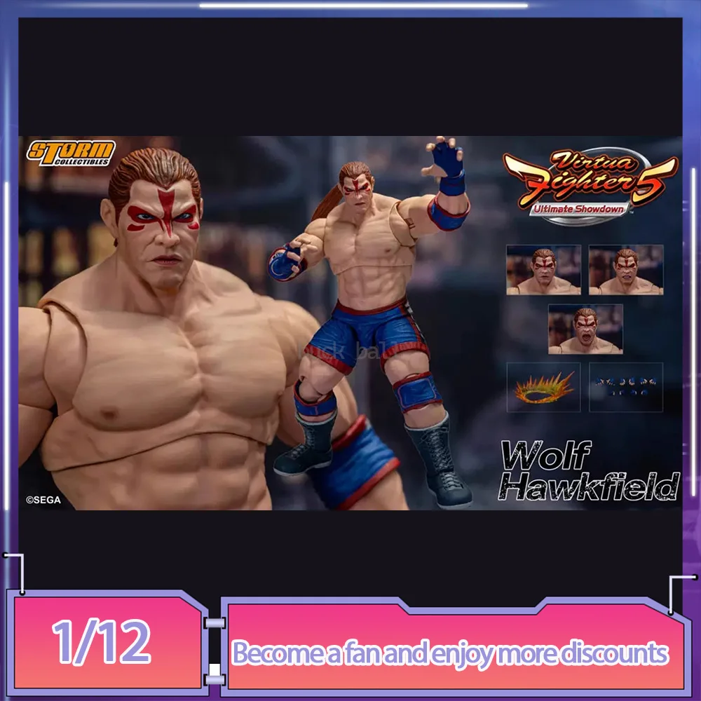 Original Storm Toys 1/12 Wolf Hawkfield Action Figure The King Of Fighters: World Figure Collection Model Dolls Kids Toy Gifts
Original Storm Toys 1/12 Wolf Hawkfield Action Figure The King Of Fighters: World Figure Collection Model Dolls Kids Toy Gifts