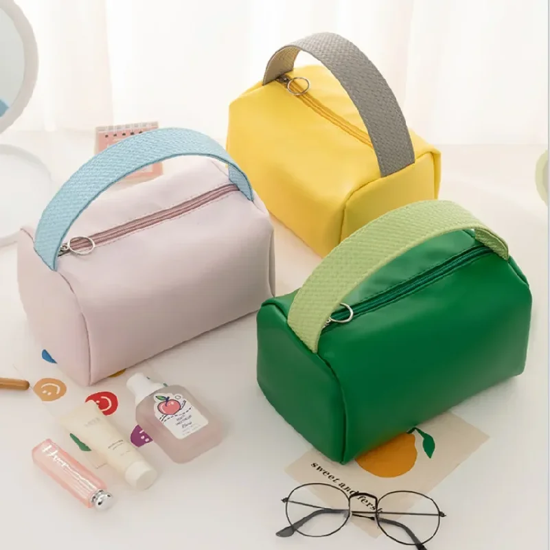 New Candy Colored Large Capacity Square Handheld Makeup Bag Convenient Toiletry Cosmetic Travel Storage PU Leather Organizer
New Candy Colored Large Capacity Square Handheld Makeup Bag Convenient Toiletry Cosmetic Travel Storage PU Leather Organizer
