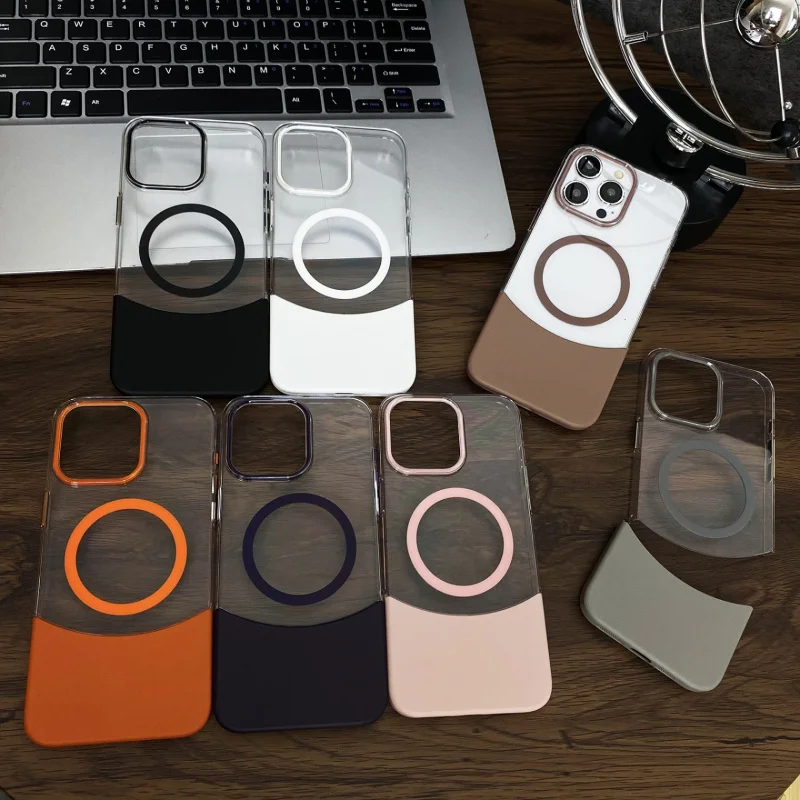 Creative top and bottom magnetic attachmentiphone15Phone case16New13Transparent and applicable11promaxFour-Corner Airbag Drop-Re
Creative top and bottom magnetic attachmentiphone15Phone case16New13Transparent and applicable11promaxFour-Corner Airbag Drop-Re
