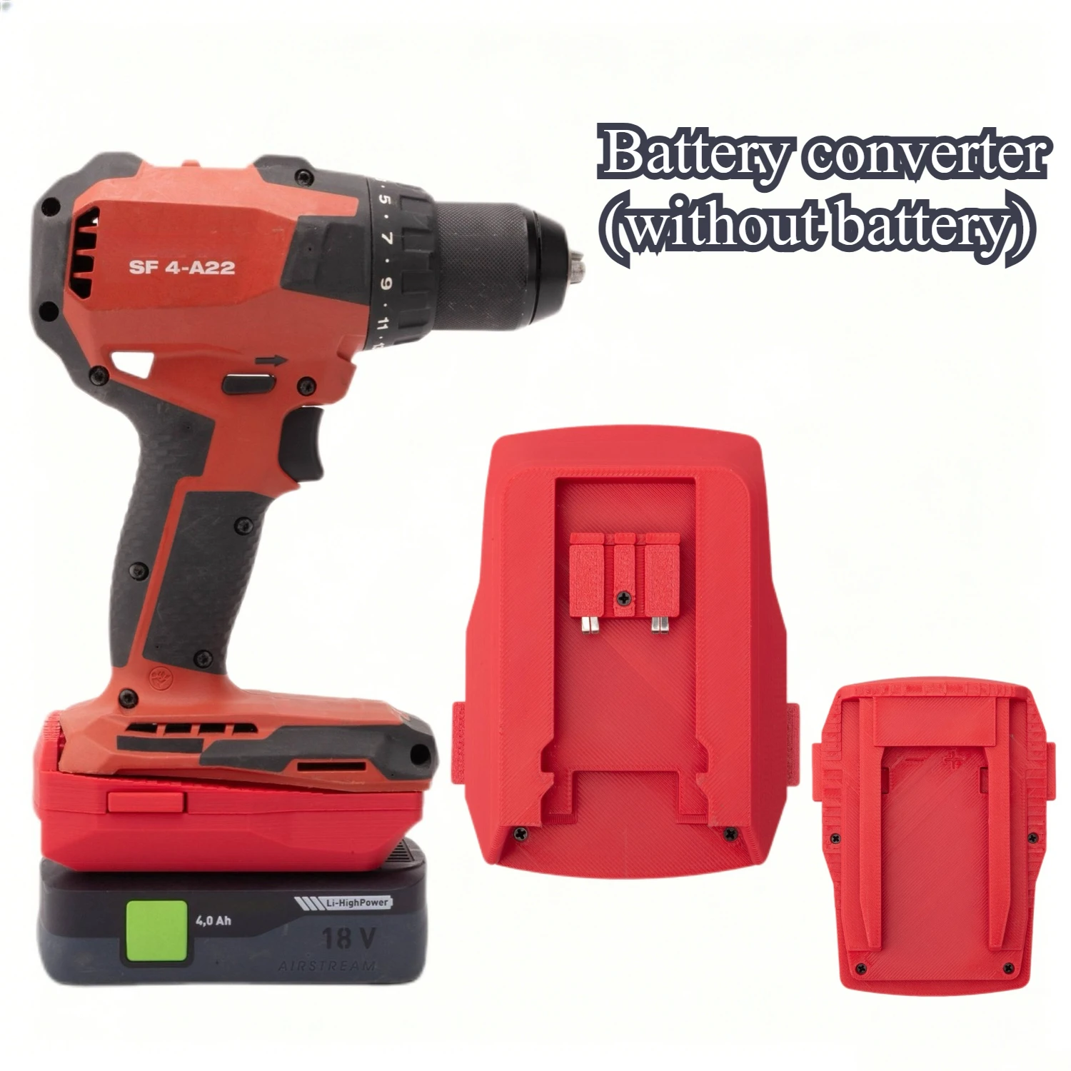 Adapter Is Suitable for Festool 18V Series Battery Converter To Hilti Old B22 Series Power Tool Accessories(No battery and tool)
Adapter Is Suitable for Festool 18V Series Battery Converter To Hilti Old B22 Series Power Tool Accessories(No battery and tool)