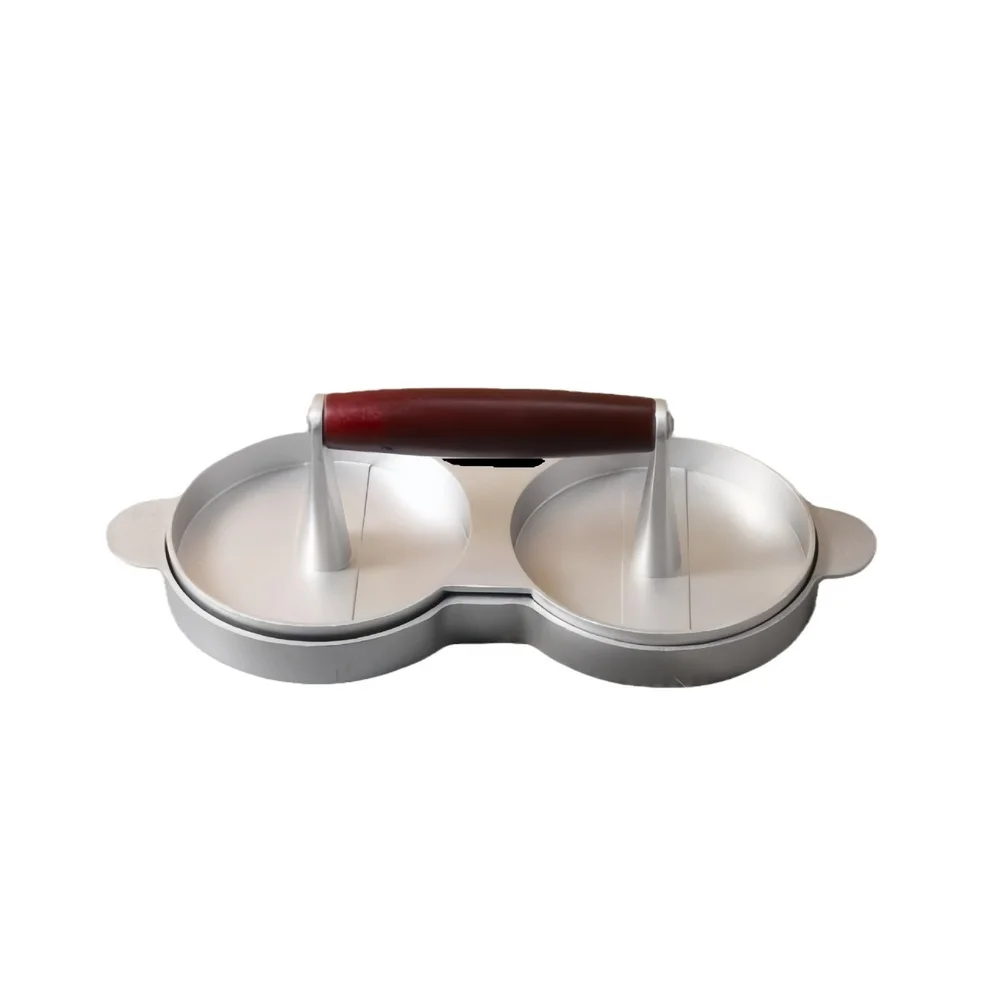2pcs Double Ended Aluminum Burger Press Non Meat Patty Maker For Hamburger Rice Ball Kitchen Cooking Tool Gadget
2pcs Double Ended Aluminum Burger Press Non Meat Patty Maker For Hamburger Rice Ball Kitchen Cooking Tool Gadget