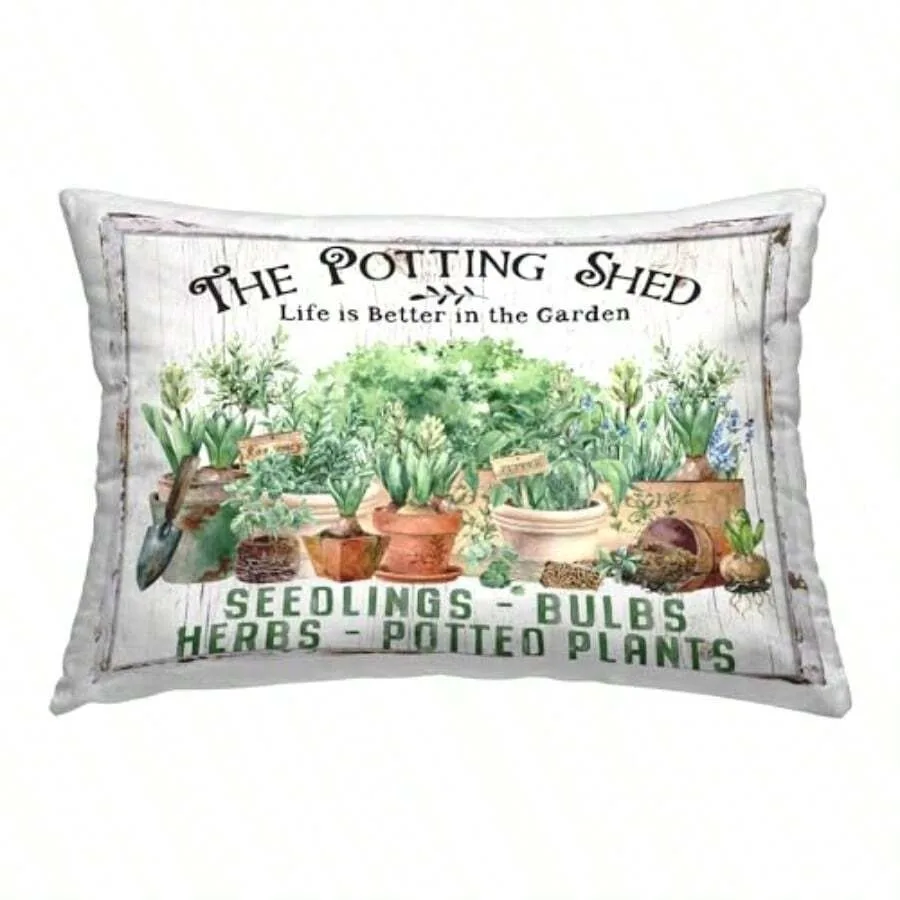 Farmhouse Potting Shed Design By Creatif Belle Indoor Printed Throw Pillow 14 X 7 X 20 Gre
Farmhouse Potting Shed Design By Creatif Belle Indoor Printed Throw Pillow 14 X 7 X 20 Gre