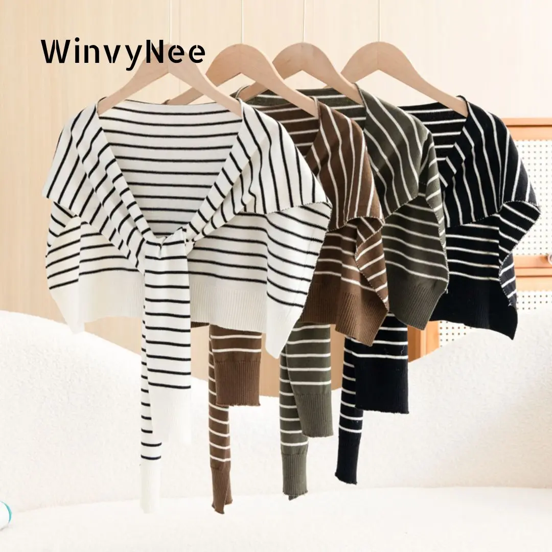 WinvyNee Women's Striped Shawl Wool Spring Basic Elegant Soft Warm Knitted Shawl Casual Fashion Versatile Outwear ZG1047012
WinvyNee Women's Striped Shawl Wool Spring Basic Elegant Soft Warm Knitted Shawl Casual Fashion Versatile Outwear ZG1047012