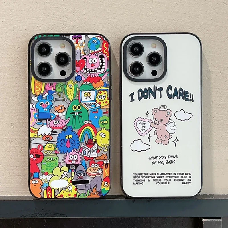 Upgrade Acrylic Border Monsters Angel Bear Phone Case Cover for IPhone 11 12 13 14 15 Pro Max Case for IPhone 15 Pro Max
Upgrade Acrylic Border Monsters Angel Bear Phone Case Cover for IPhone 11 12 13 14 15 Pro Max Case for IPhone 15 Pro Max