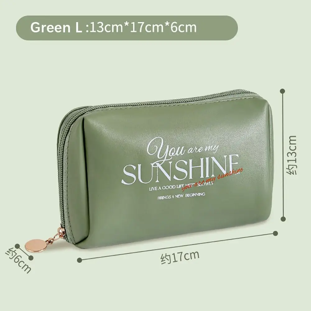 Durable PU Leather Makeup Bag Waterproof Zipper Toiletry Bag Portable Large Capacity Wash Pouch
Durable PU Leather Makeup Bag Waterproof Zipper Toiletry Bag Portable Large Capacity Wash Pouch