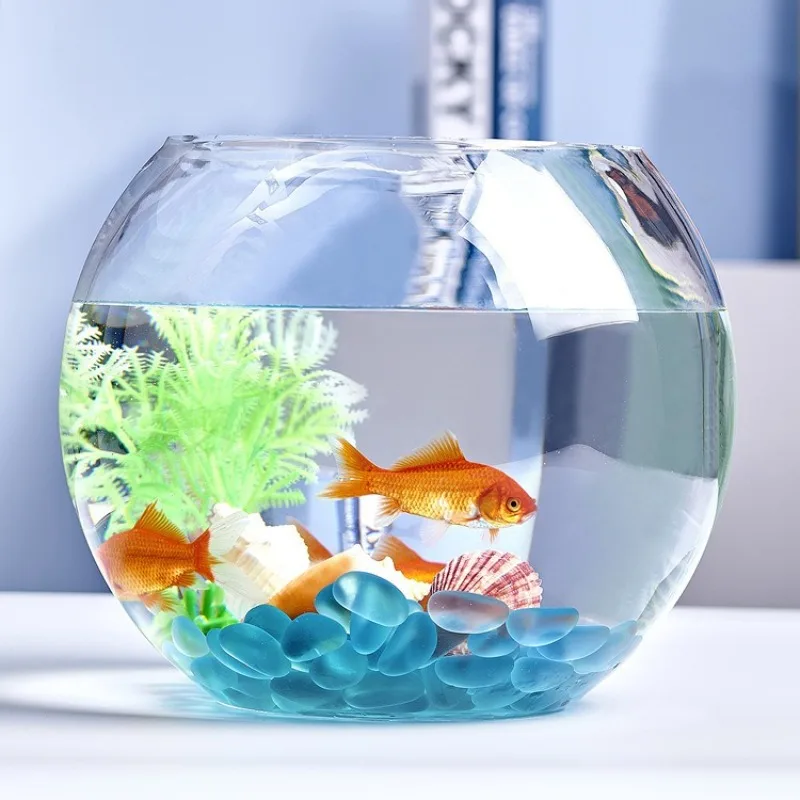 Mini Fish Tank CThick Transparent Glass Round Mini Desktop Aquarium Small Fish Tank Office Home Turtle Bowl Aquarium Tank
Mini Fish Tank CThick Transparent Glass Round Mini Desktop Aquarium Small Fish Tank Office Home Turtle Bowl Aquarium Tank