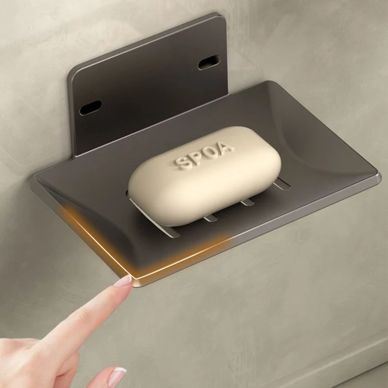 Space Aluminum Soap Holder Bathroom Shower Storage Soap Tray Mesh Rack oap Dishes Wall Mounted Drain Soap Box Bathroom Access
Space Aluminum Soap Holder Bathroom Shower Storage Soap Tray Mesh Rack oap Dishes Wall Mounted Drain Soap Box Bathroom Access