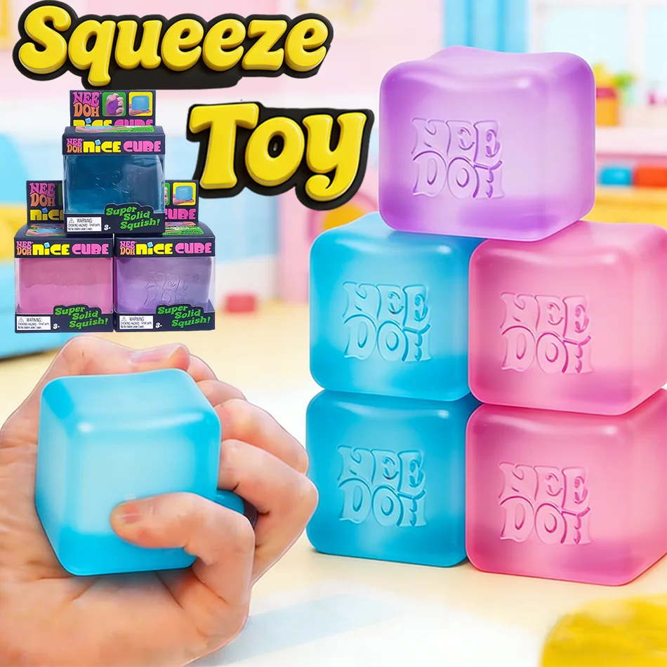 Игрушка-антистресс Needoh Nice Cube Squishy: сенсорная игрушка для снятия стресса, тревоги, концентрации внимания, расслабления, сжимаемая игрушка для взрослых
Игрушка-антистресс Needoh Nice Cube Squishy: сенсорная игрушка для снятия стресса, тревоги, концентрации внимания, расслабления, сжимаемая игрушка для взрослых