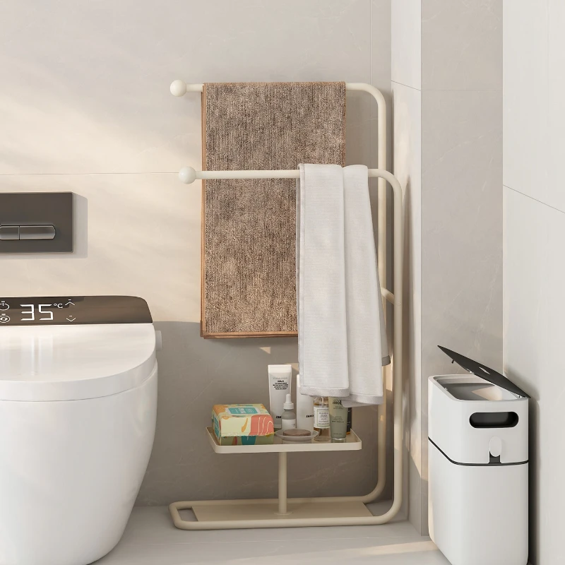 Simple Steel Bathroom Storage Rack Floor Standing Towel Holder for Bathtub Washroom Multi Functional Organizer
Simple Steel Bathroom Storage Rack Floor Standing Towel Holder for Bathtub Washroom Multi Functional Organizer