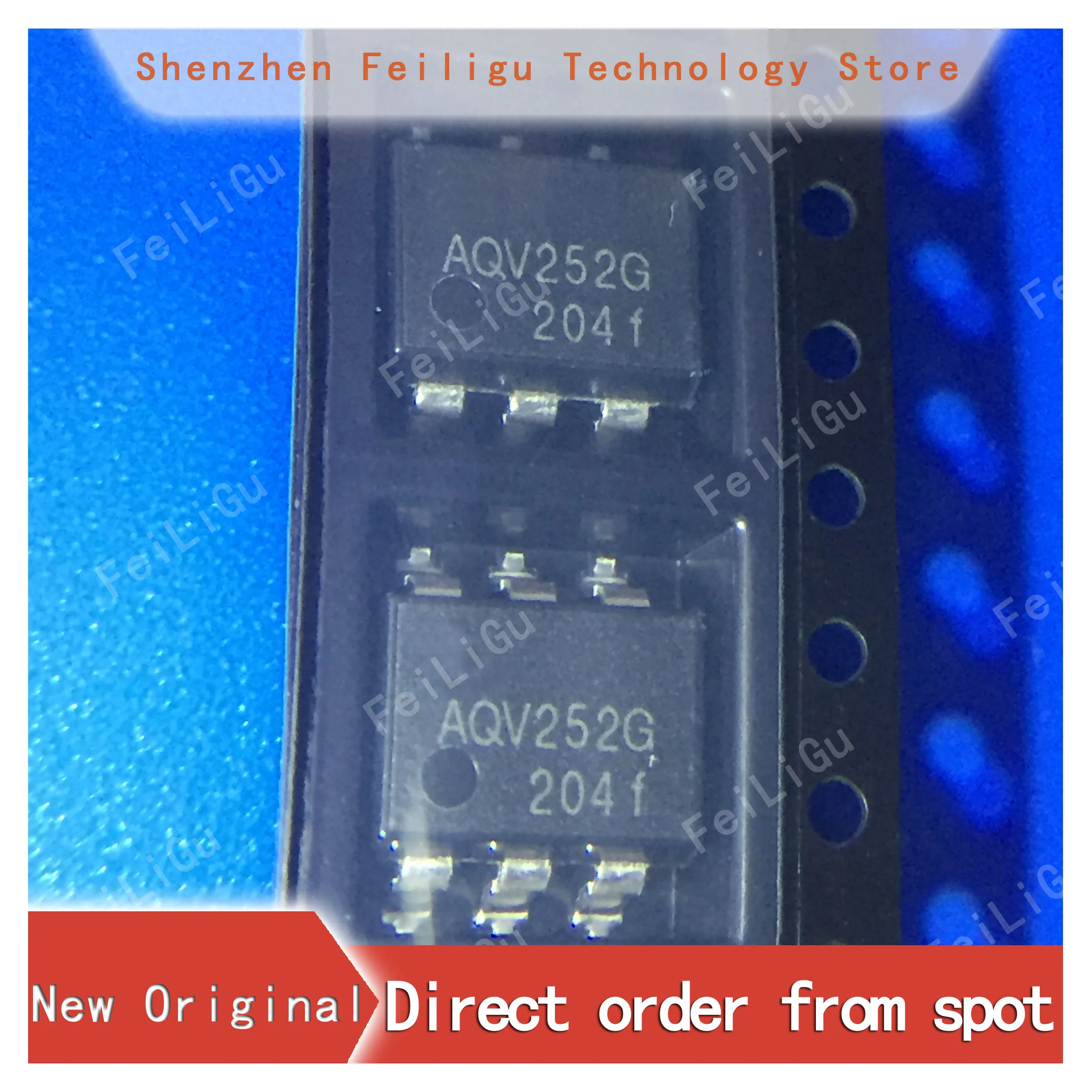 1/10/30Pieces 100% (New) original AQV252GAX AQV252G package:SMD-6P solid state relay-MOS output optocoupler
1/10/30Pieces 100% (New) original AQV252GAX AQV252G package:SMD-6P solid state relay-MOS output optocoupler