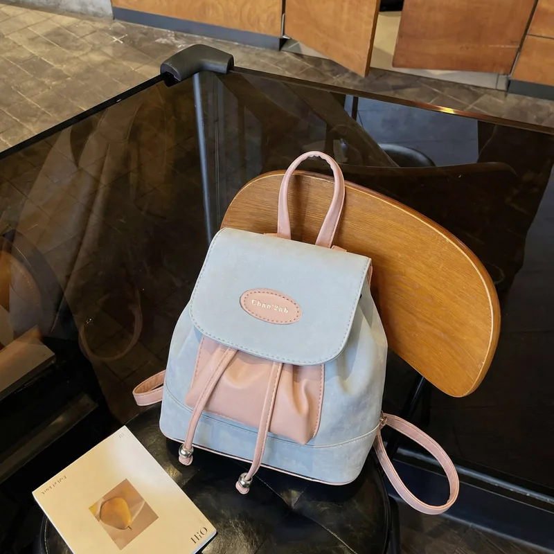 Backpack Women's New Korean Version 2026 Summer Page New Trend Contrasting Colors Niche Versatile Fashion Bucket Small Backpack
Backpack Women's New Korean Version 2026 Summer Page New Trend Contrasting Colors Niche Versatile Fashion Bucket Small Backpack
