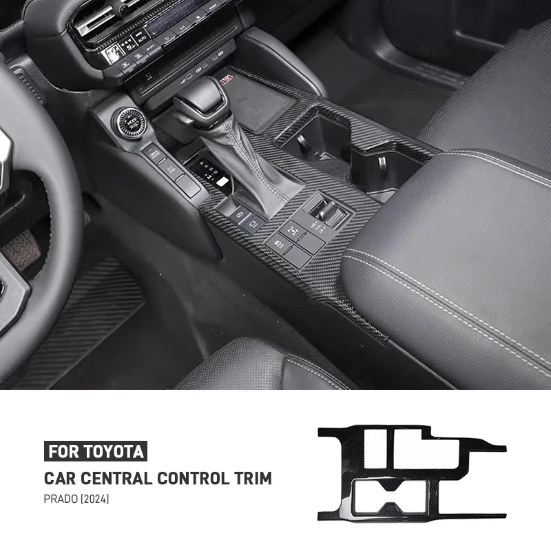 For Toyota Land Cruiser 250 LC250 Prado 2024-2025 Real Carbon Fiber Car Center Console Gear Shift Panel Trim Cover Frame Sticker
For Toyota Land Cruiser 250 LC250 Prado 2024-2025 Real Carbon Fiber Car Center Console Gear Shift Panel Trim Cover Frame Sticker