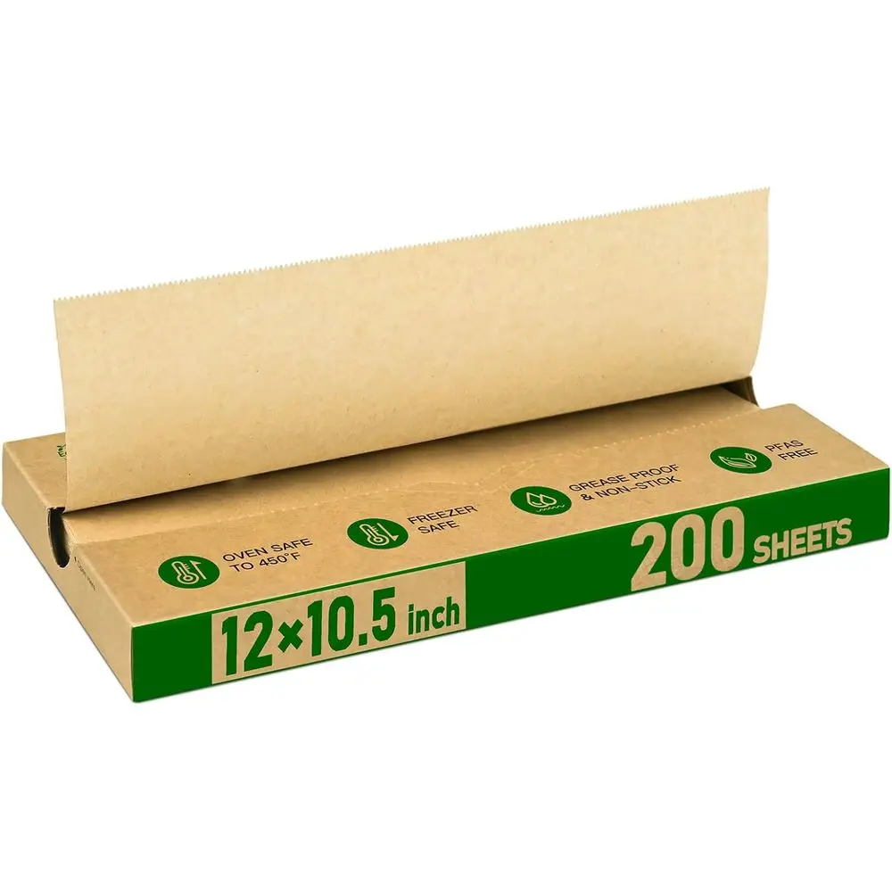 200-Sheet Pack of Heavy-Duty Deli Paper, 12x10.5 Inches, for Food Wrap and Serving
200-Sheet Pack of Heavy-Duty Deli Paper, 12x10.5 Inches, for Food Wrap and Serving