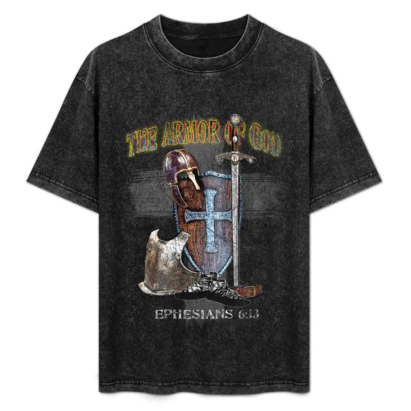 The Armor of God T-Shirt Soft Basic Cotton Short Sleeve Tee
The Armor of God T-Shirt Soft Basic Cotton Short Sleeve Tee
