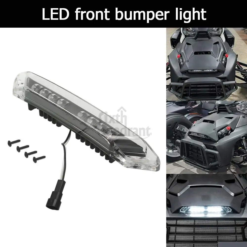 For Can-am Can am Ryker 600 900 2019 2020 2021 2022 2023 Front Bumper Auxiliary Light Bar 1PC LED Daytime Running Light 12V DRL
For Can-am Can am Ryker 600 900 2019 2020 2021 2022 2023 Front Bumper Auxiliary Light Bar 1PC LED Daytime Running Light 12V DRL