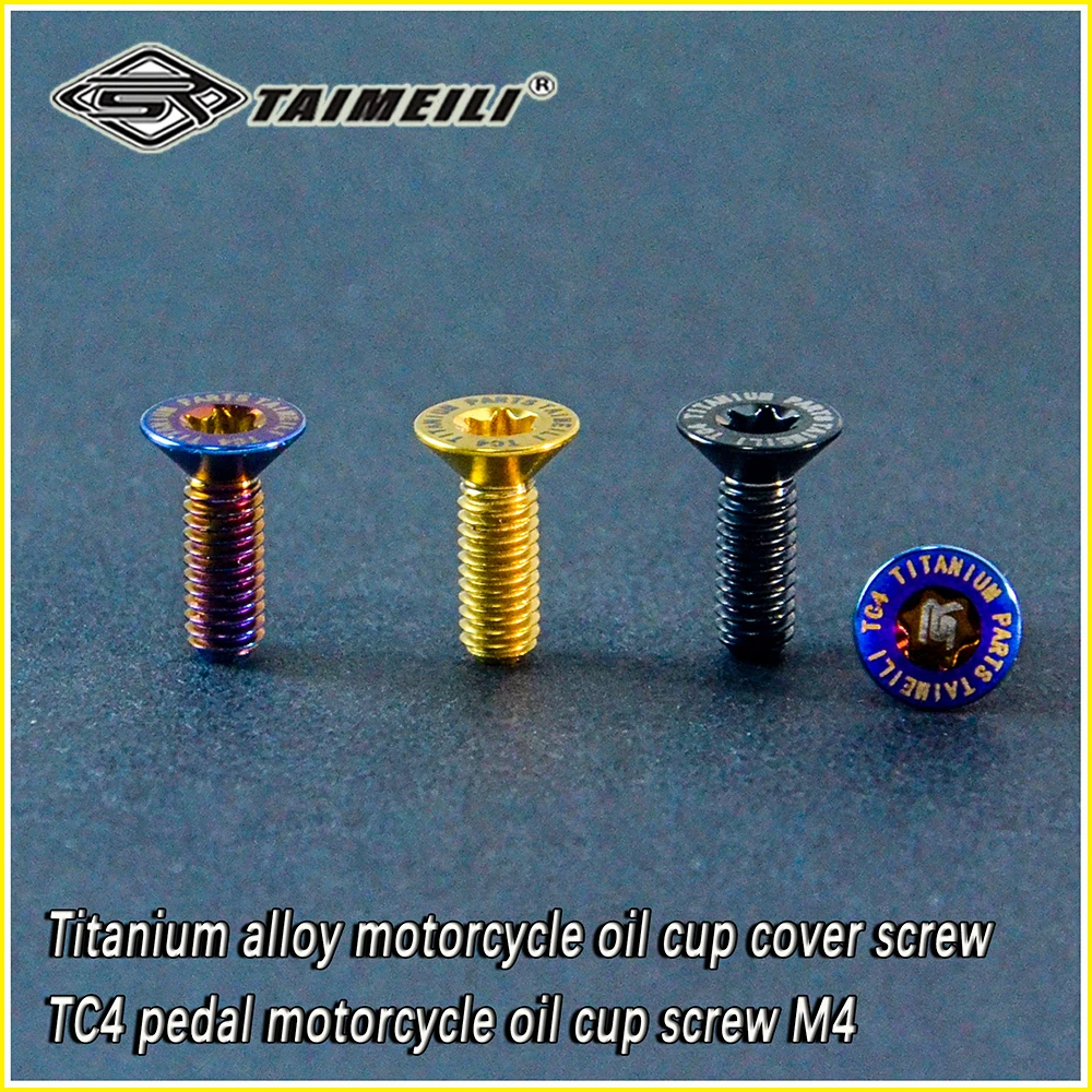 Педаль звездообразная TAIMEILI M4x12/15/18/20/25/40 мм, крышка стакана мотоциклетного масла из титанового сплава, 2 шт.
Педаль звездообразная TAIMEILI M4x12/15/18/20/25/40 мм, крышка стакана мотоциклетного масла из титанового сплава, 2 шт.