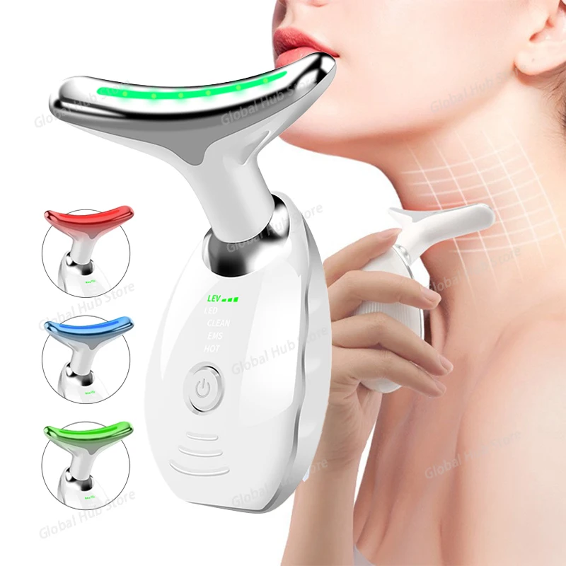 Electric Microcurrent Wrinkle Remover LED Photon Face Neck Beauty Device for Woman Thermal Neck Lifting and Tighten Massager
Electric Microcurrent Wrinkle Remover LED Photon Face Neck Beauty Device for Woman Thermal Neck Lifting and Tighten Massager