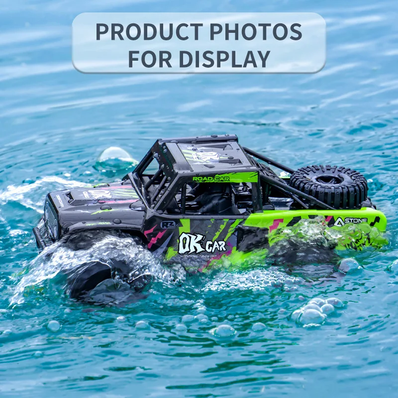 New Q191 4WD Waterproof RC Car, Water & Land Amphibious High Speed Off-Road Climbing Vehicle Toy Gift for Kids Birthday Boys
New Q191 4WD Waterproof RC Car, Water & Land Amphibious High Speed Off-Road Climbing Vehicle Toy Gift for Kids Birthday Boys