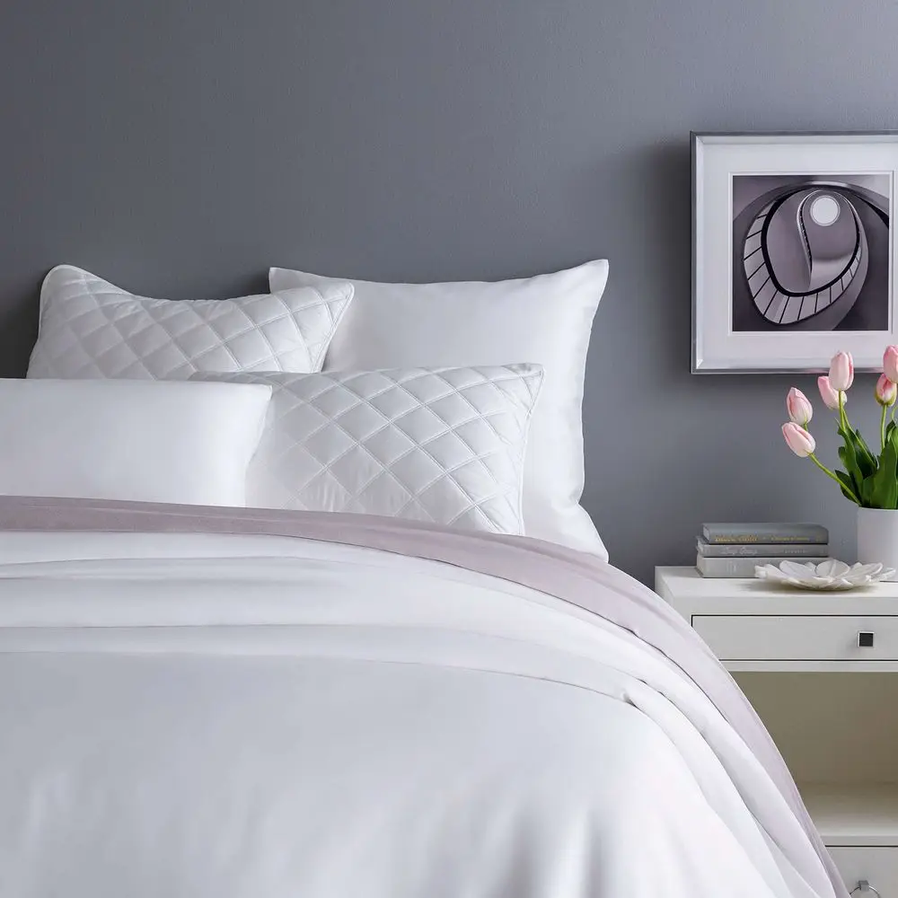 Silken Solid White Duvet Cover, King Size, White Solid Pattern
Silken Solid White Duvet Cover, King Size, White Solid Pattern