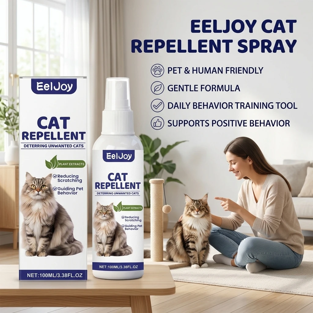 Plant Cats Repellent Spray Prevent Scratching Furniture & Unwanted Clawing Natural Scent Deterrent Pets Behavior Training Spray
Plant Cats Repellent Spray Prevent Scratching Furniture & Unwanted Clawing Natural Scent Deterrent Pets Behavior Training Spray