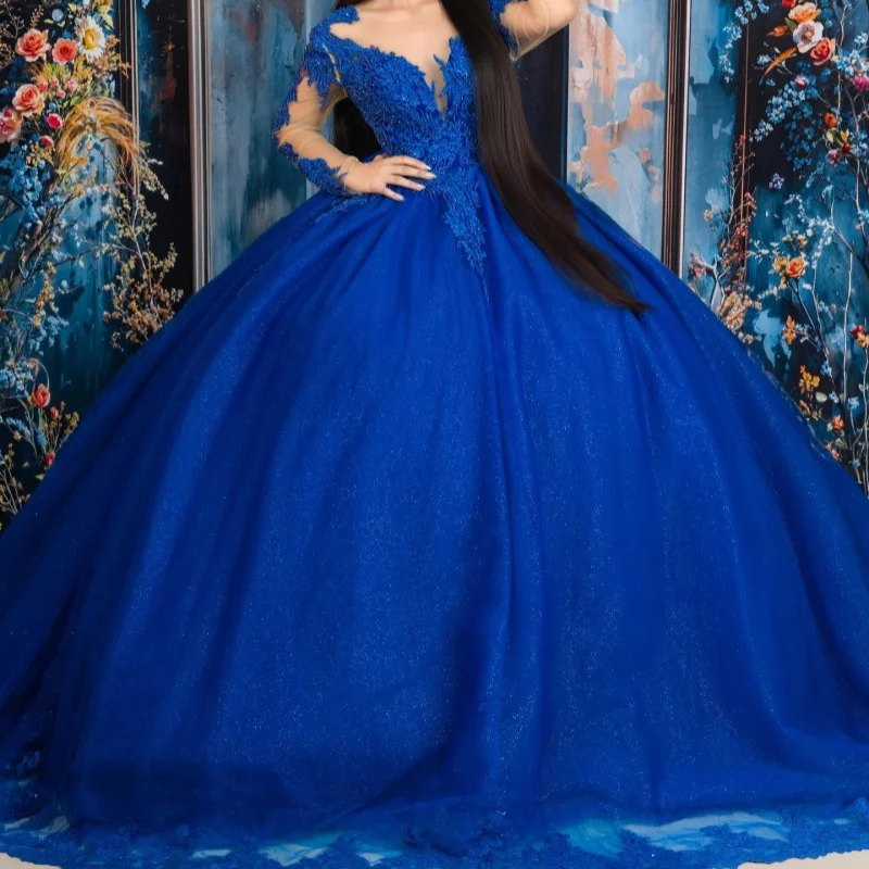 Блестящее королевское синее платье для церемонии Quinceanera с открытыми плечами, украшенное кристаллами и жемчугом, с длинным шлейфом, платье для 15-летия. Индивидуальный заказ
Блестящее королевское синее платье для церемонии Quinceanera с открытыми плечами, украшенное кристаллами и жемчугом, с длинным шлейфом, платье для 15-летия. Индивидуальный заказ