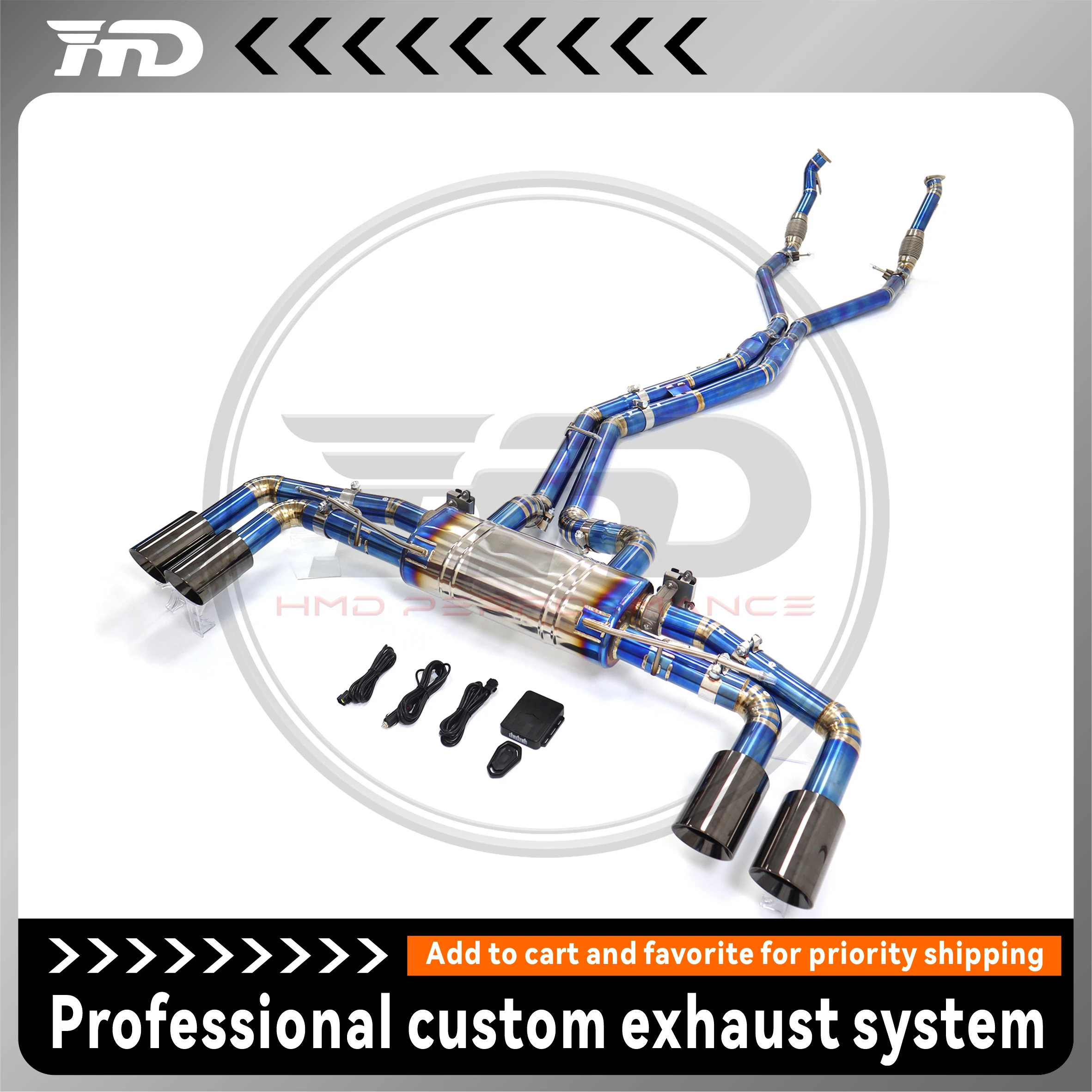 HMD Exhaust System TItanium Alloy Performance Valve Catback for Audi SQ5 3.0T Pipe Muffler and Catlytic
HMD Exhaust System TItanium Alloy Performance Valve Catback for Audi SQ5 3.0T Pipe Muffler and Catlytic
