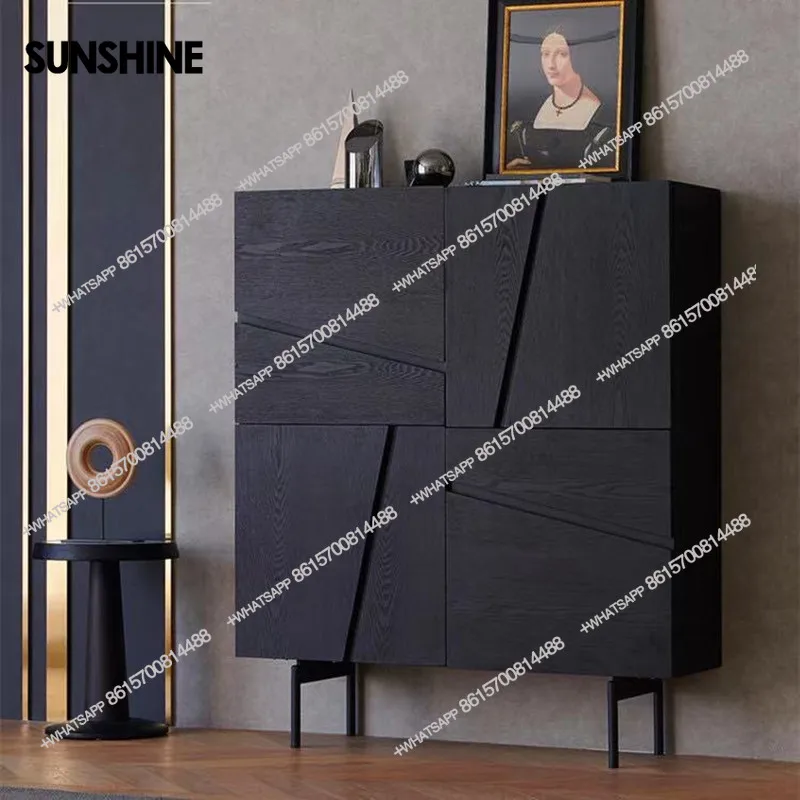 Современный итальянский простой обеденный боковой шкаф, креативный паркет, черный дуб, шкаф для хранения обуви в маленькой квартире
Современный итальянский простой обеденный боковой шкаф, креативный паркет, черный дуб, шкаф для хранения обуви в маленькой квартире