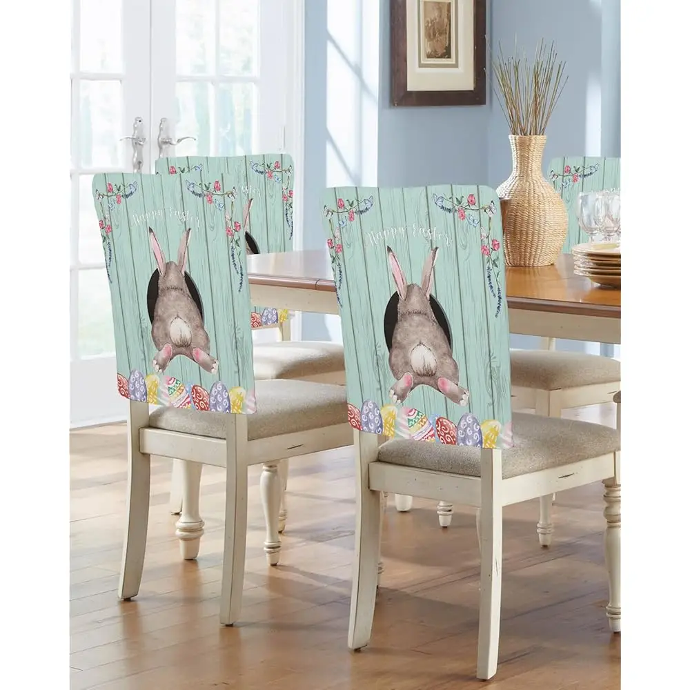 Dining Chair Ba Covers, Spring Easter Bunny Rabbit Tail Colorful Egg Flowers Vintage Wooden Green Chair Covers Chair Slipcovers
Dining Chair Ba Covers, Spring Easter Bunny Rabbit Tail Colorful Egg Flowers Vintage Wooden Green Chair Covers Chair Slipcovers