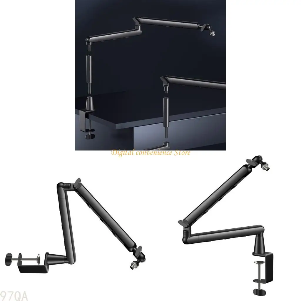 97QA Professional Microphones Boom Arm Stand with Hiddens Cable Management for Clean Recording
97QA Professional Microphones Boom Arm Stand with Hiddens Cable Management for Clean Recording