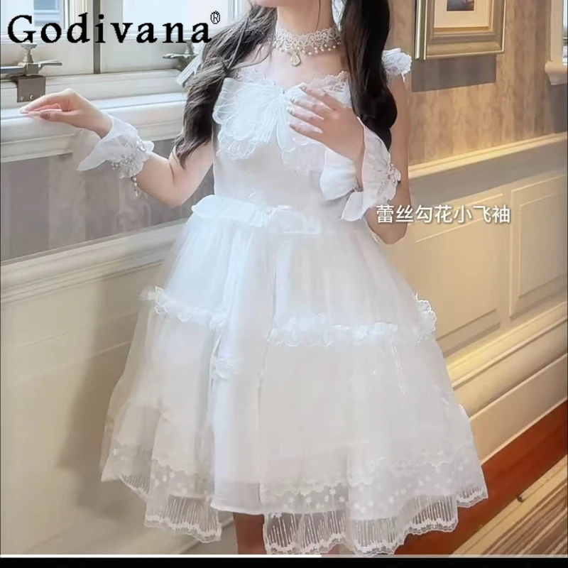 2026 Elegant Heavy Industry Square Neck Lace White Princess Dresses Women Fashion High Waist A-line Versatile Sleeveless Dress
2026 Elegant Heavy Industry Square Neck Lace White Princess Dresses Women Fashion High Waist A-line Versatile Sleeveless Dress