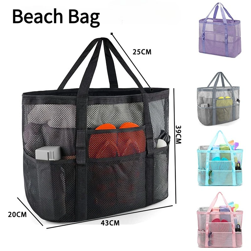 Beach bag shoes swimsuit seaside travel storage bag multi-functional mesh shoulder portable swimming bag
Beach bag shoes swimsuit seaside travel storage bag multi-functional mesh shoulder portable swimming bag