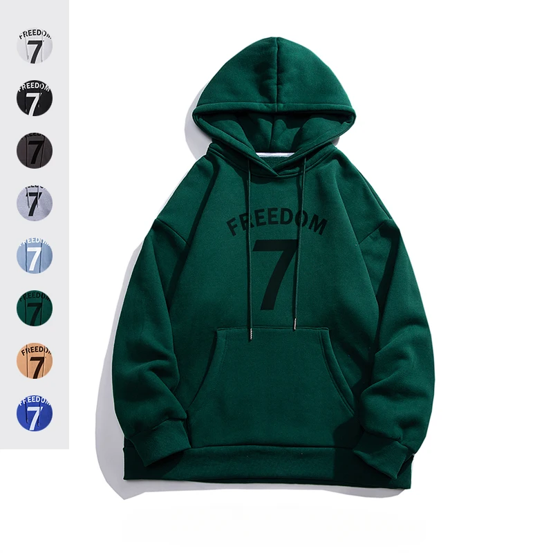 New Men's Autumn Fashion All-Match Loose American Style Hooded Pullover Sweatshirt with Letter Print Anime Hoodie
New Men's Autumn Fashion All-Match Loose American Style Hooded Pullover Sweatshirt with Letter Print Anime Hoodie