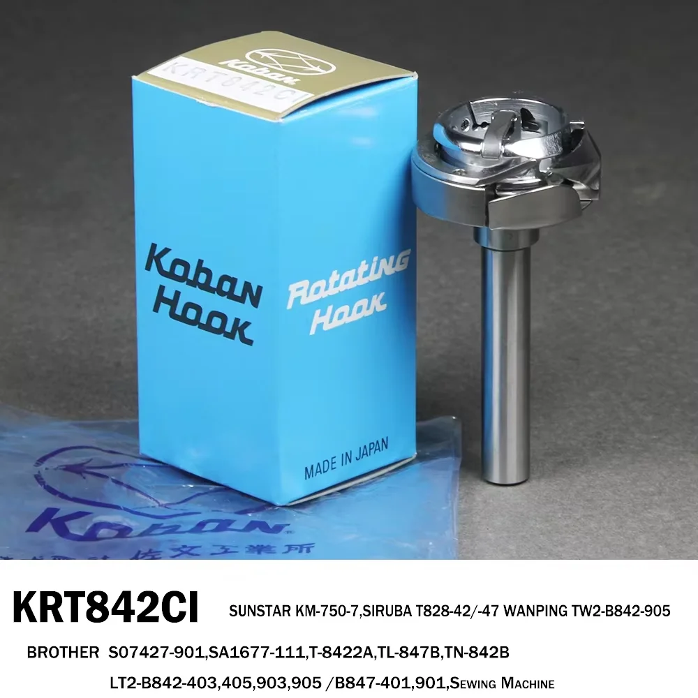 Original KOBAN KRT842CI Rotary Shuttle for BrotherB842-403、Nissar KM-750-7、Siruba T828-42 Sewing Machine SA7427-901 SA1677-111
Original KOBAN KRT842CI Rotary Shuttle for BrotherB842-403、Nissar KM-750-7、Siruba T828-42 Sewing Machine SA7427-901 SA1677-111