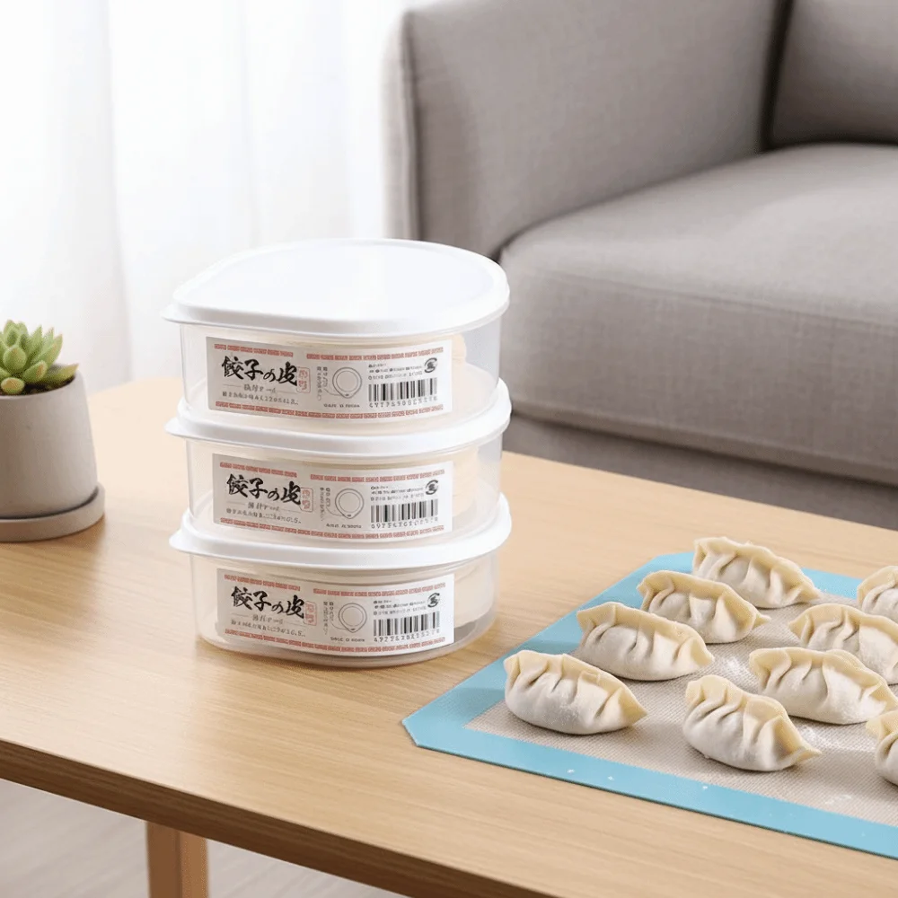 Plastic Dumpling Skin Storage Box Fresh-keeping Anti-Adhesive Food Storage Container Sub-packed Sealed Refrigerator Storage Box
Plastic Dumpling Skin Storage Box Fresh-keeping Anti-Adhesive Food Storage Container Sub-packed Sealed Refrigerator Storage Box