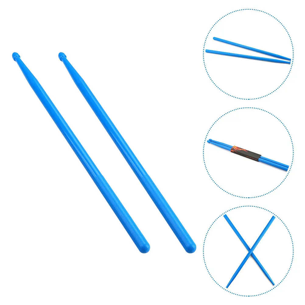 Drumsticks Rhythm Non-slip Classic Drummer Accessories Nylon Sky-blue Percussion Child 
Drumsticks Rhythm Non-slip Classic Drummer Accessories Nylon Sky-blue Percussion Child
