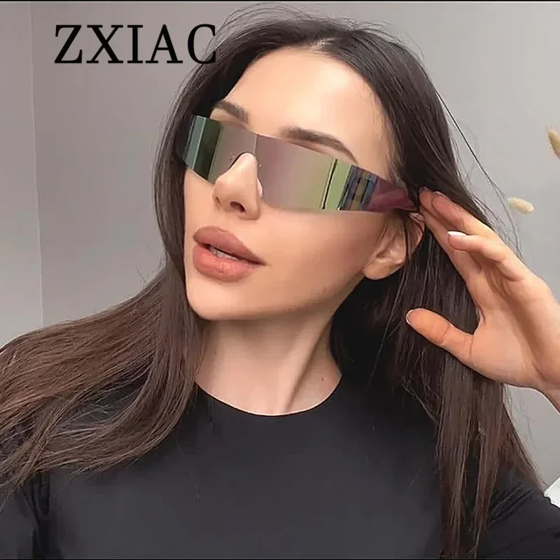 ZXIAC Frameless Monocle Punk Sunglasses Women Men Sports Y2K Trend Sun Glasses Brand Design Frames Colorful Rimless Shades UV400
ZXIAC Frameless Monocle Punk Sunglasses Women Men Sports Y2K Trend Sun Glasses Brand Design Frames Colorful Rimless Shades UV400