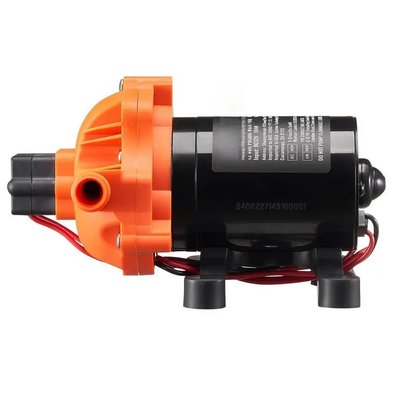 12V Diaphragm Pump, 3.5 GPM (13.25 L/min), 3-Chamber 12 Volt DC Water Pump with Automatic Pressure Switch 40-100 PSI Adjustable, 50 PSI, 1/2'' MNPT Port, for RV Yacht Food Truck Camper Marine
12V Diaphragm Pump, 3.5 GPM (13.25 L/min), 3-Chamber 12 Volt DC Water Pump with Automatic Pressure Switch 40-100 PSI Adjustable, 50 PSI, 1/2'' MNPT Port, for RV Yacht Food Truck Camper Marine