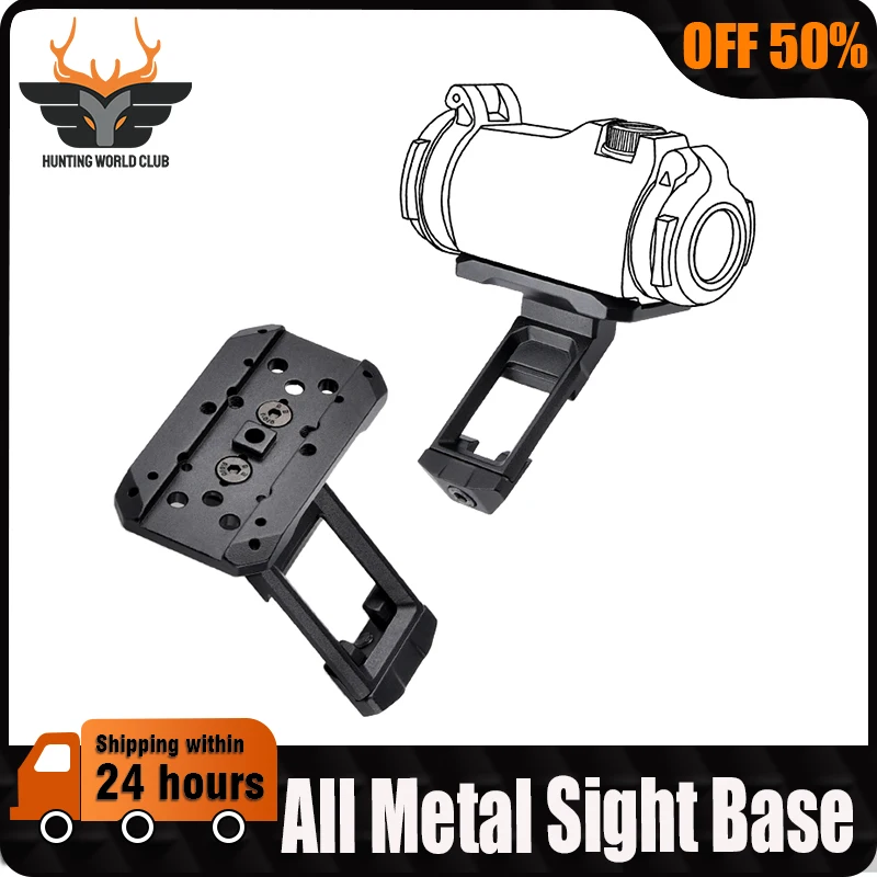 WADSN Tactical SI 45 ° Offset Side Mounted Optical Mounting Metal Base T01 T02 RMRM Adapter Installed On 20mm Picatinny Rail
WADSN Tactical SI 45 ° Offset Side Mounted Optical Mounting Metal Base T01 T02 RMRM Adapter Installed On 20mm Picatinny Rail