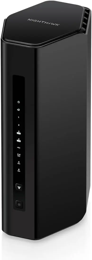 Nighthawk Tri-Band WiFi 7 Router (RS300) - Security Features, BE9300 Wireless Speed (up to 9.3Gbps) -
Nighthawk Tri-Band WiFi 7 Router (RS300) - Security Features, BE9300 Wireless Speed (up to 9.3Gbps) -