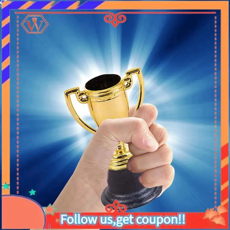 Durable 60PCS Mini Plastic Gold Cups Trophies For Party Children Early Learning Toys Prizes Children's Holiday Trophy Reward
Durable 60PCS Mini Plastic Gold Cups Trophies For Party Children Early Learning Toys Prizes Children's Holiday Trophy Reward