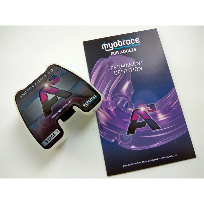 Австралийский ортодонтический бандаж Myobrace A3, ортодонтический тренажер для взрослых A3, ортодонтический тренажер A3 Open Bite
Австралийский ортодонтический бандаж Myobrace A3, ортодонтический тренажер для взрослых A3, ортодонтический тренажер A3 Open Bite