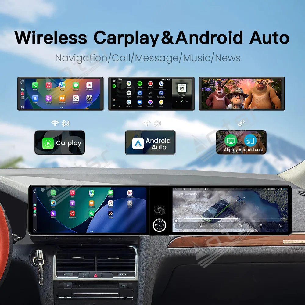 For Audi Q7 2005-2015 Dual Screen 12.3 Inch CarPlay Radio GPS Navigation Qualcomm Touch Screen Multimedia Stereo Head Unit Auto
For Audi Q7 2005-2015 Dual Screen 12.3 Inch CarPlay Radio GPS Navigation Qualcomm Touch Screen Multimedia Stereo Head Unit Auto