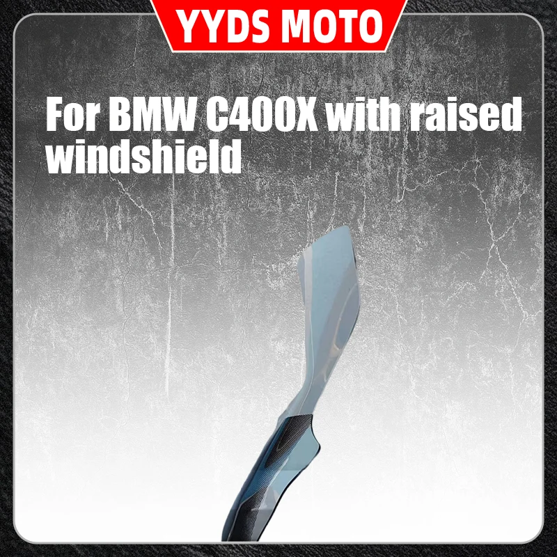 For BMW C400X with raised windshield, modified front windshield, imported windshield
For BMW C400X with raised windshield, modified front windshield, imported windshield