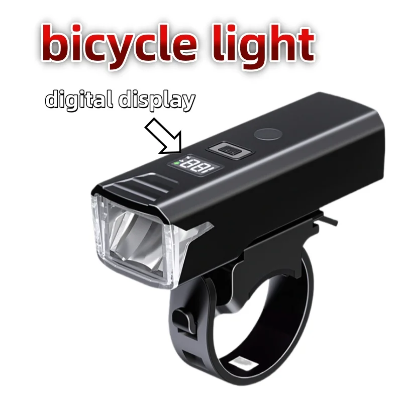 Rechargeable LED Bike Headlight with Digital Display, USB-C Charging, IPX5 Waterproof, 5 Modes Bicycle Front Light for Night Rid
Rechargeable LED Bike Headlight with Digital Display, USB-C Charging, IPX5 Waterproof, 5 Modes Bicycle Front Light for Night Rid