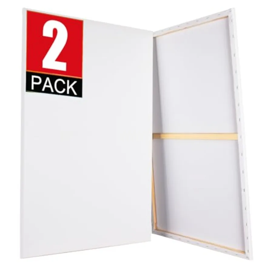 Stretched Canvases for Painting Pack Canvas Large Canvas for Painting White Painting Canvases for Acrylic Oil Tempera Watercolo
Stretched Canvases for Painting Pack Canvas Large Canvas for Painting White Painting Canvases for Acrylic Oil Tempera Watercolo