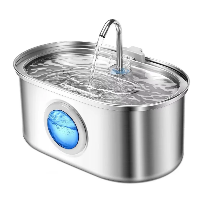 Large capacity pet water dispenser 304 stainless steel automatic water dispenser for dogs and cats
Large capacity pet water dispenser 304 stainless steel automatic water dispenser for dogs and cats