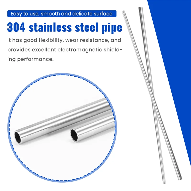2Pcs 304 Stainless Steel Capillary Tube Pipe OD 10Mm X 8Mm ID Length 500Mm-AT64
2Pcs 304 Stainless Steel Capillary Tube Pipe OD 10Mm X 8Mm ID Length 500Mm-AT64