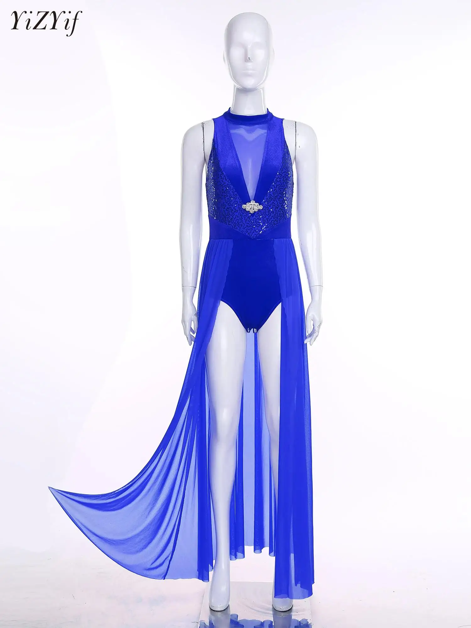 Women Modern Lyrical Dance Dress Rhinestone Leotard Overlay Long Flowy Maxi Dress for Ballet Gymnastics Ballroom Performance
Women Modern Lyrical Dance Dress Rhinestone Leotard Overlay Long Flowy Maxi Dress for Ballet Gymnastics Ballroom Performance