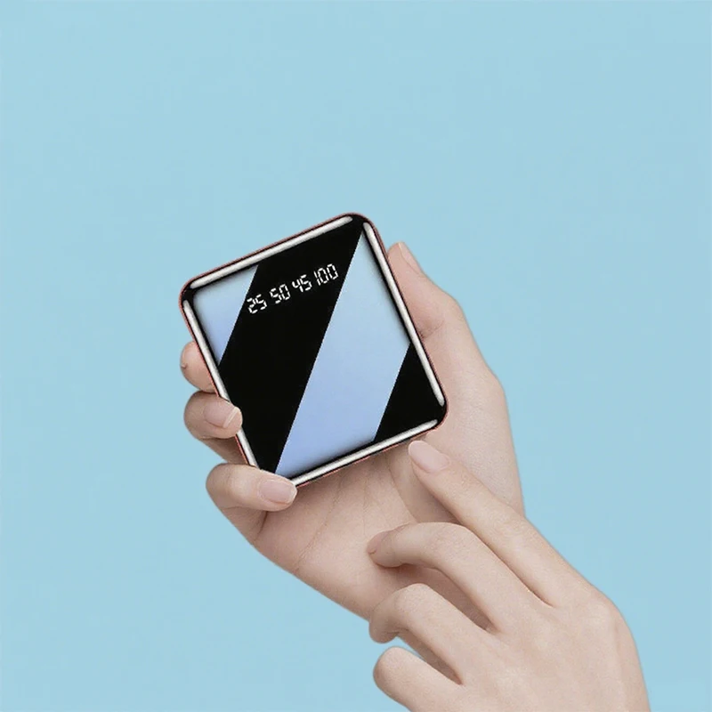 20000mAh Mini Power Bank Portable Charger LED Mirror Digital Display Powerbank for iPhone Samsung Huawei Xiaomi External Battery
20000mAh Mini Power Bank Portable Charger LED Mirror Digital Display Powerbank for iPhone Samsung Huawei Xiaomi External Battery