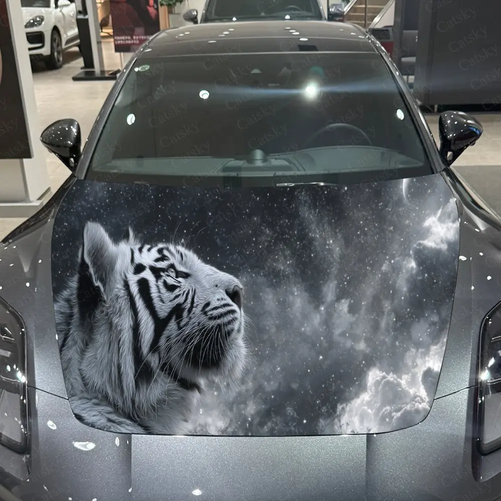 Mysterious White Tiger Car Hood Stickers - Self-Adhesive, Waterproof and Durable Vinyl Wrap, Decorate And Protect Your Car - The
Mysterious White Tiger Car Hood Stickers - Self-Adhesive, Waterproof and Durable Vinyl Wrap, Decorate And Protect Your Car - The